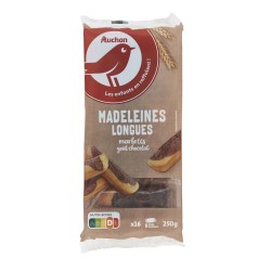 Madeleines Longues Marbrées Chocolat x16 250g
