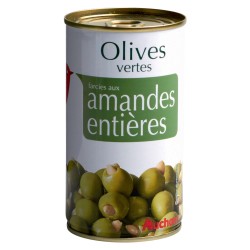 Olives Vertes Farcies aux Amandes Entières 150g