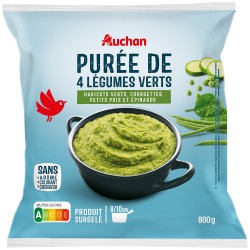Purée aux 4 Légumes Verts 800g