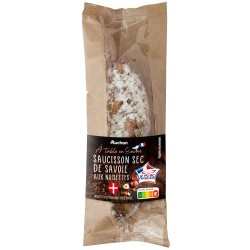 Saucisson sec de Savoie aux noisettes 200g