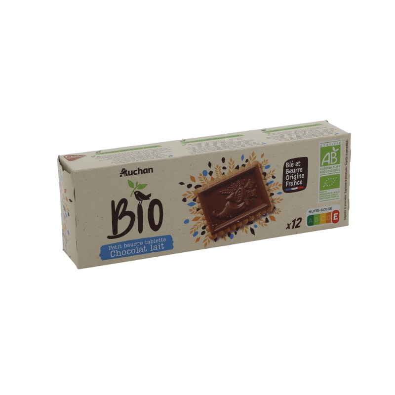 CULTIVONS LE BON petit beurre tablette chocolat lait 150g