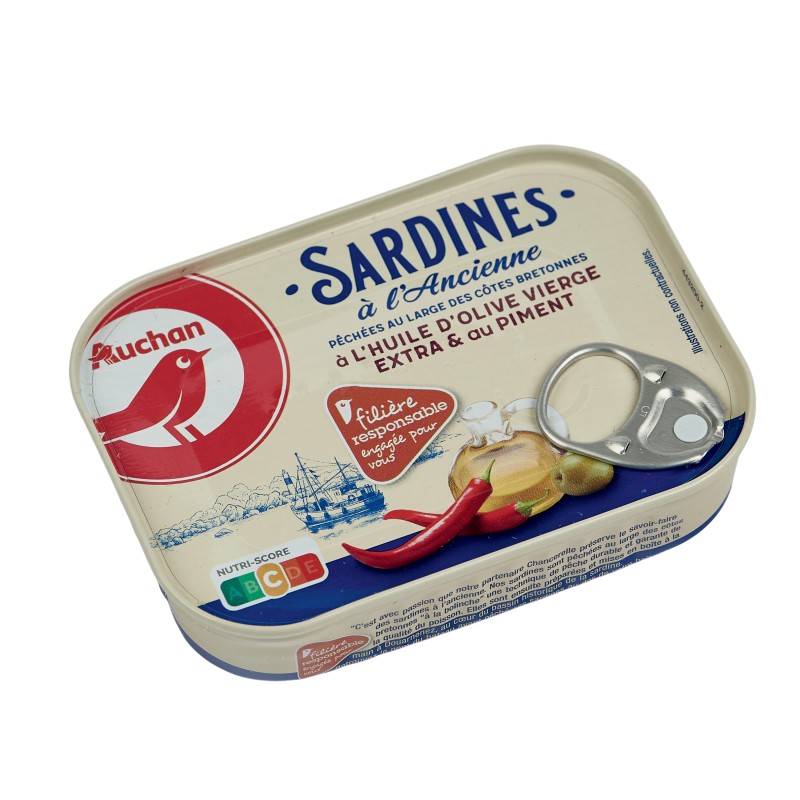 Sardines à l'Ancienne Piment 115g