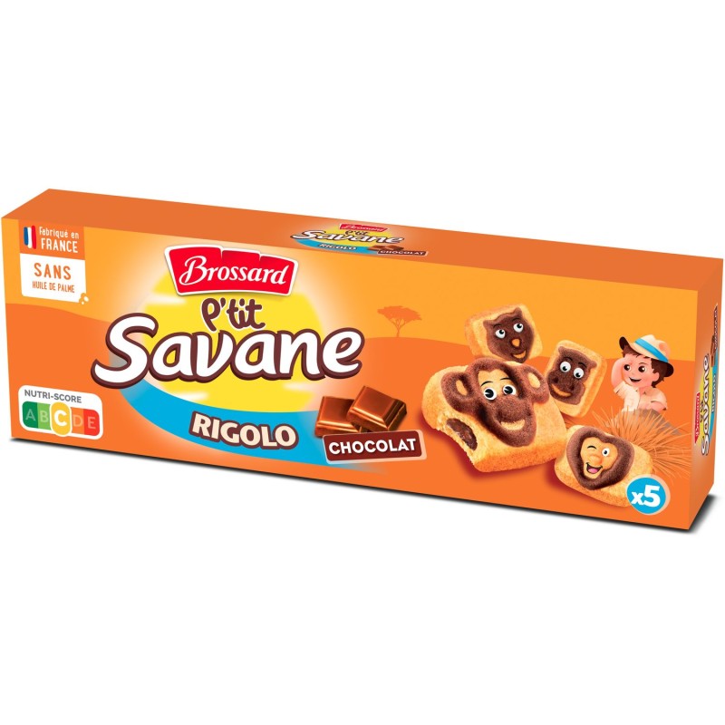 P'tit Savane Rigolo Chocolat 5x30g