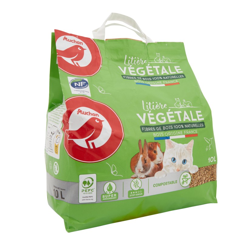 Litière Végétale pour Chat et Rongeur 10l