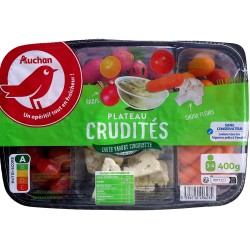 Plateau crudités apéritif sauce yaourt ciboulette 400g