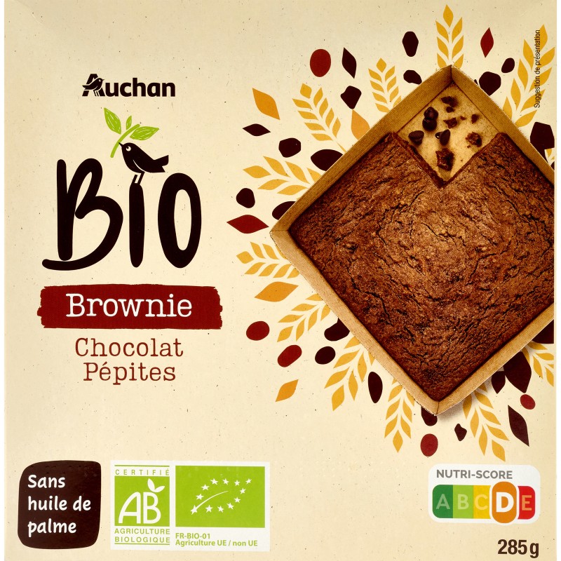 Brownie Chocolat Pépites 285g