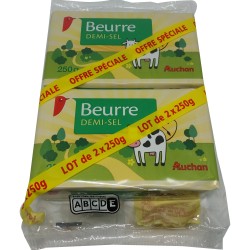 Beurre Demi-Sel 80%MG 2x250g