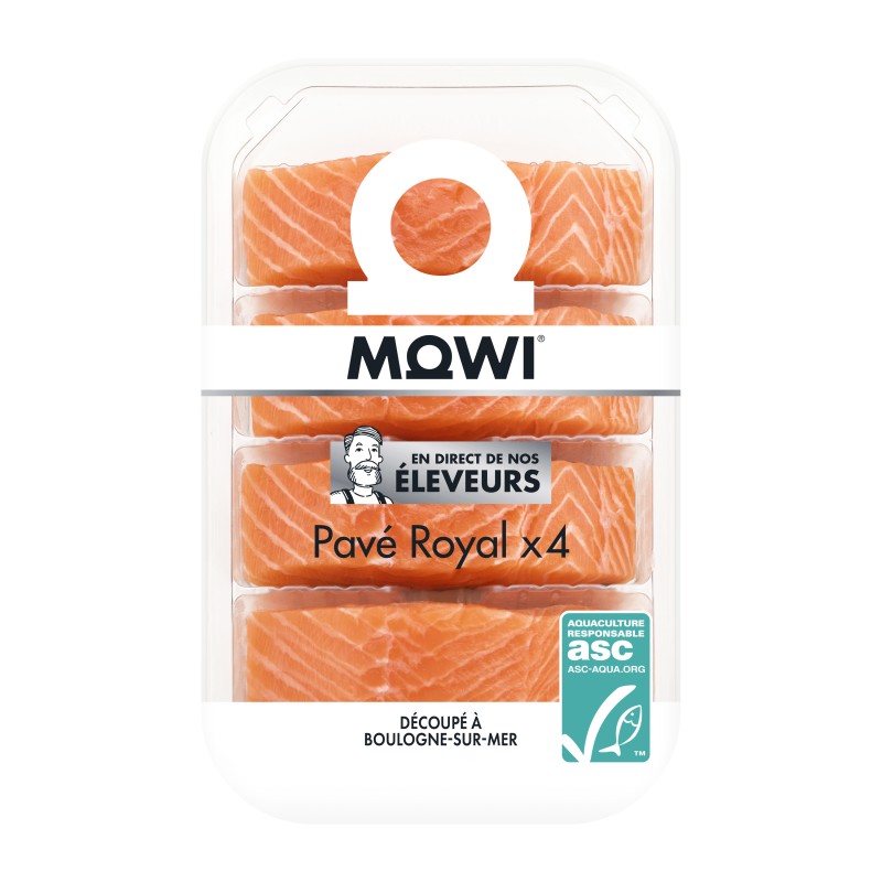 Pavé royal de saumon x4 460g