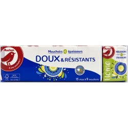 Mouchoirs Doux et Résistants Etuis x15