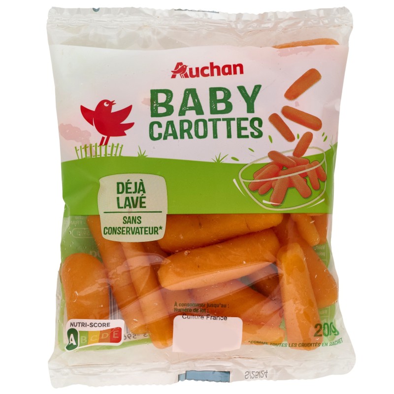 Carottes baby 200g