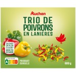 Trio de poivrons en lanières 600g