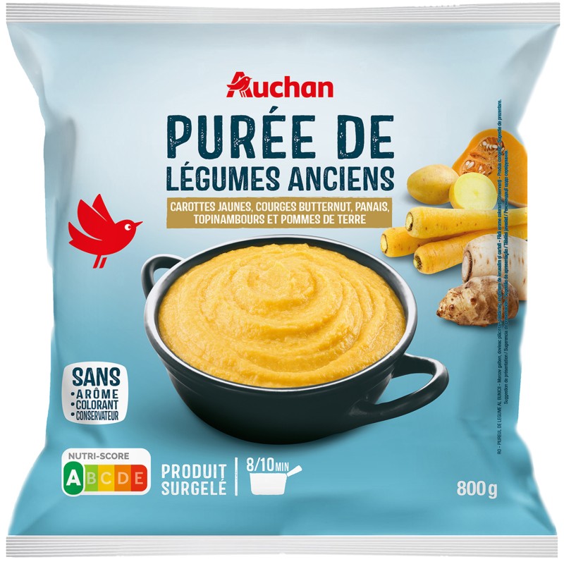 Les Purées Légumes Anciens 800g