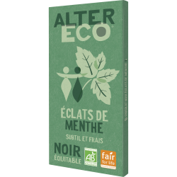 Bio Chocolat Noir Eclat de Menthe 100g