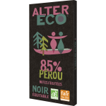 Bio Chocolat Noir Fruité Corsé 85% de Cacao 100g