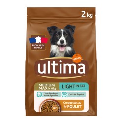 Ultimas Croquettes light saveur poulet et agneau 2kg