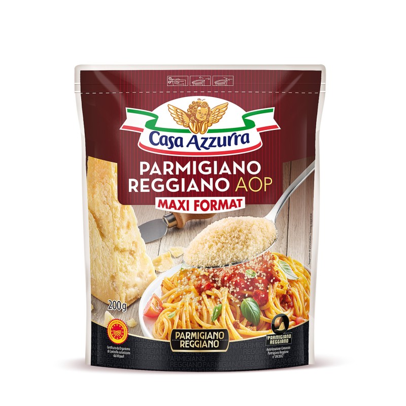 Parmigiano reggiano parmesan râpé AOP 200g