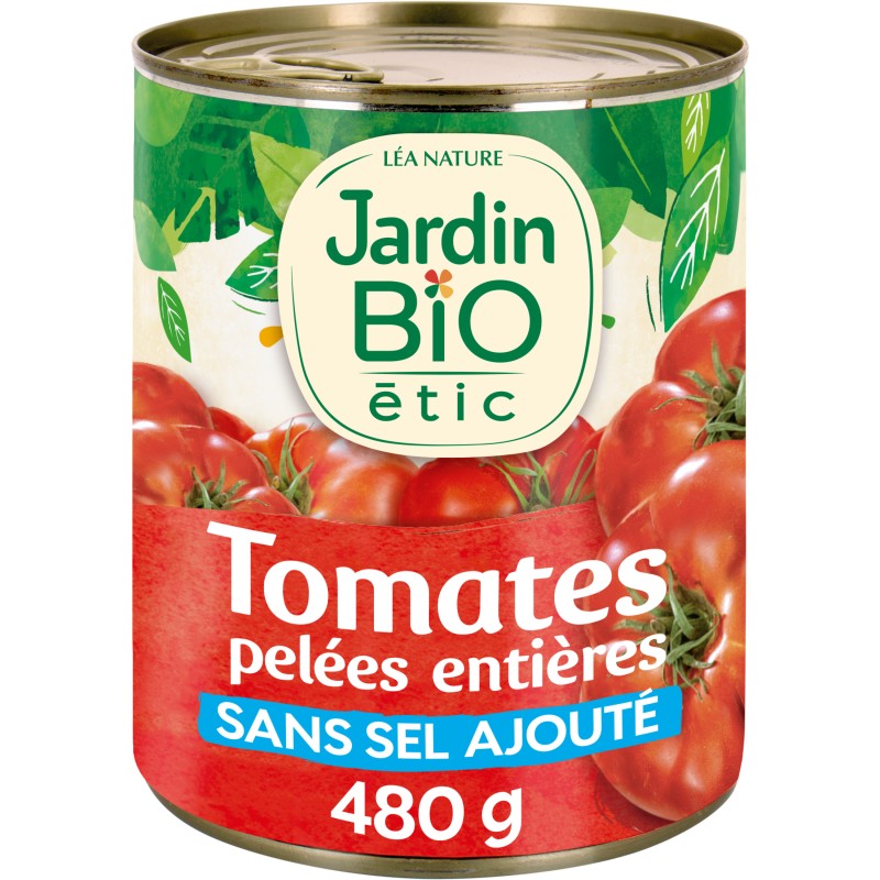 Tomates pelées entières au jus 800g