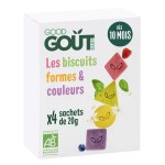 Bio Les biscuits formes et couleurs dès 10 mois 80g