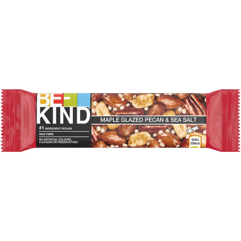 Barre noix de pécan sirop d'erable & sel de mer 40g