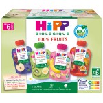 Bio Gourde Multi Fruits 4 Variétés dès 6 mois sans gluten 8x90g