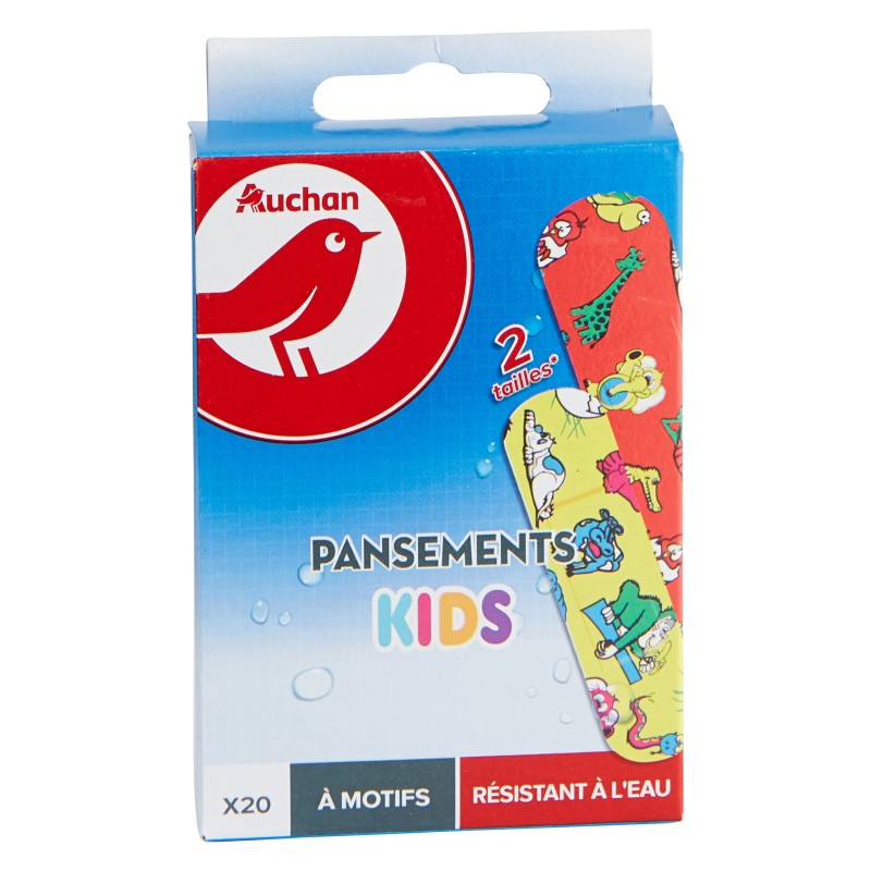 Pansements enfants à motifs x20