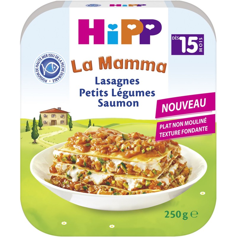 Lasagnes Légumes Saumon dès 15 Mois 250g