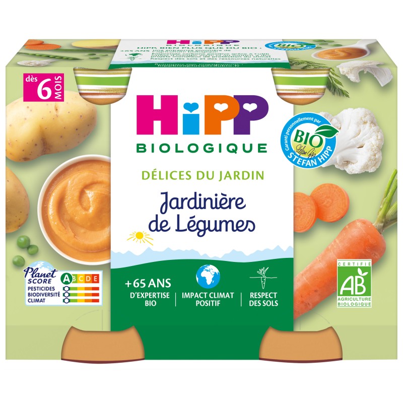 Jardinière de Légumes dès 6mois 2x190g