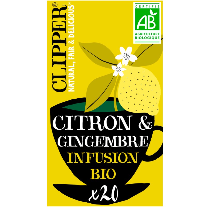Bio Infusion Bags of Our Citron et Gingembre x20 50g