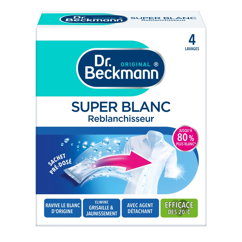 Super blanc reblanchisseur sachets x4