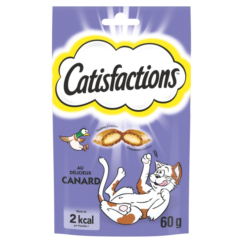 Friandises au canard pour chat et chaton 60g