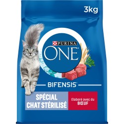 Croquettes spécial chat stérilisé au boeuf 3kg