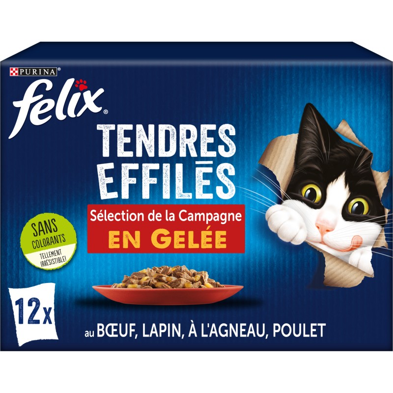 Tendres Effilés en Gelée Campagne 12x85g