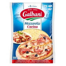 Mozzarella râpée 150g