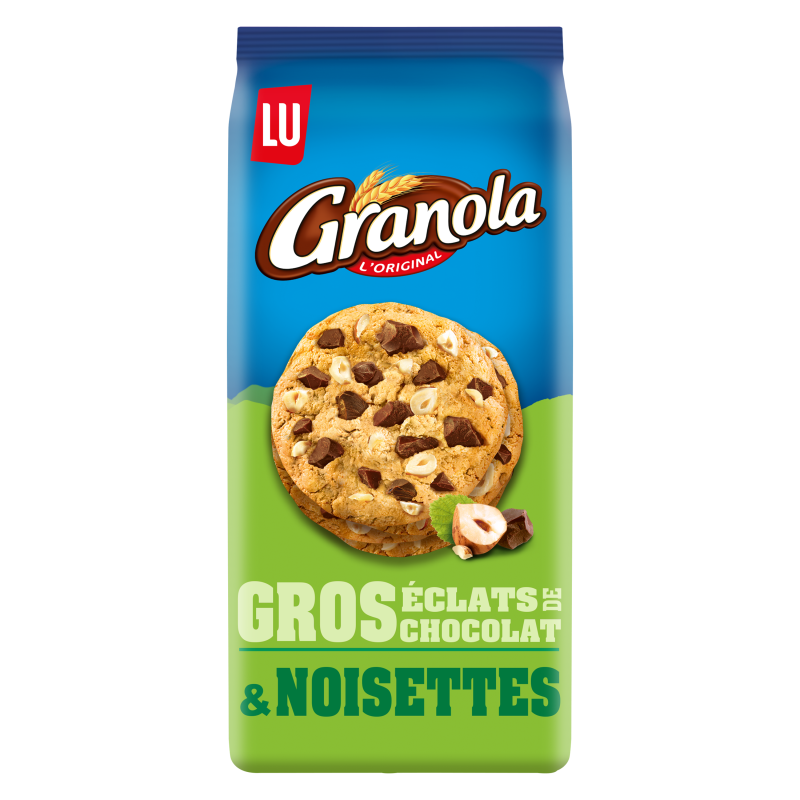 Granola Cookies Chocolat et Noisettes x8 184g