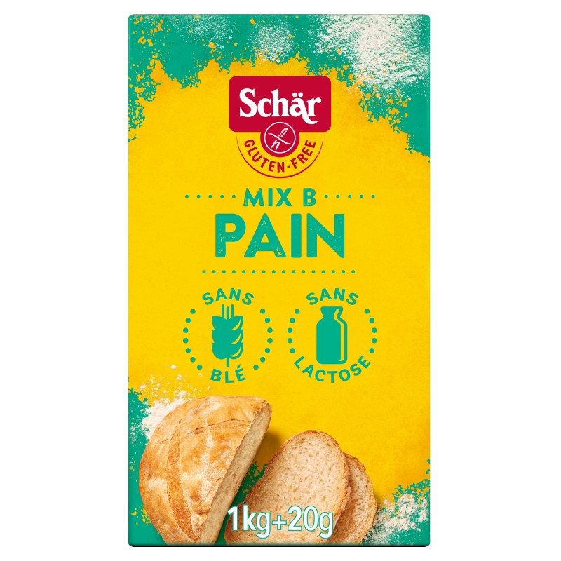Préparation pour pain sans gluten 1.020kg