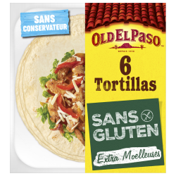 Tortillas extra moelleuses sans gluten x6 216g