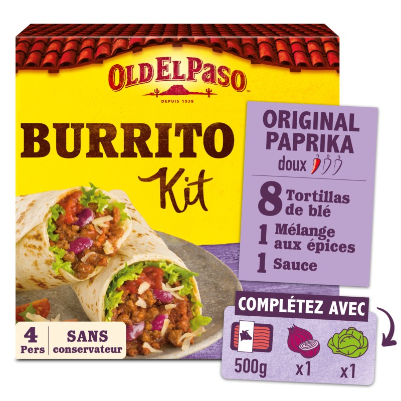 Kit pour Burritos Original 510g