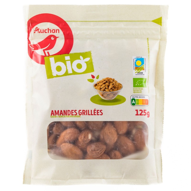 Amandes Grillées bio 125g