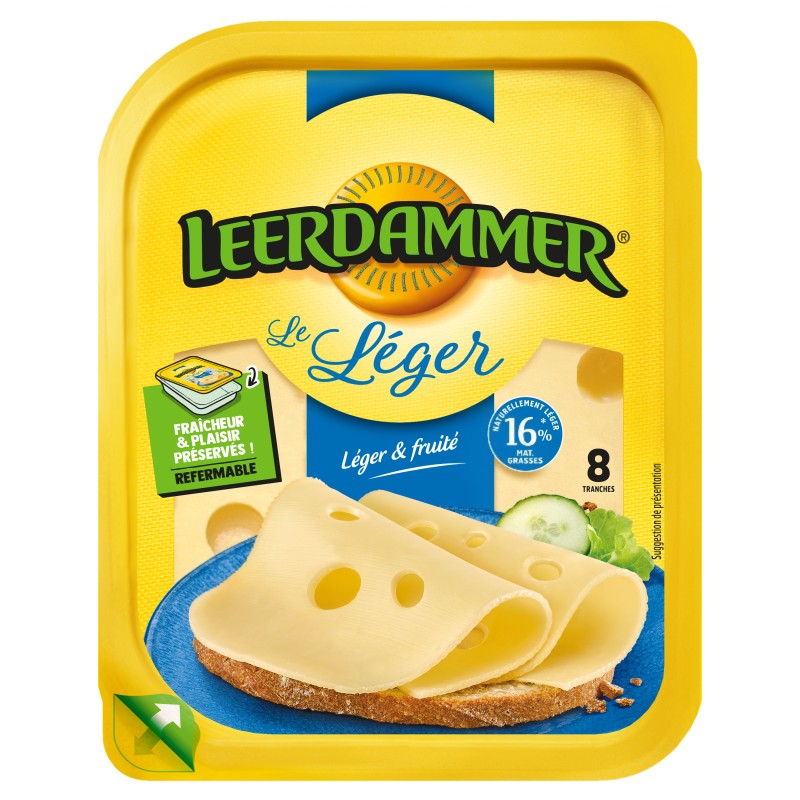 L'allégé fromage nature en tranche x8 200g