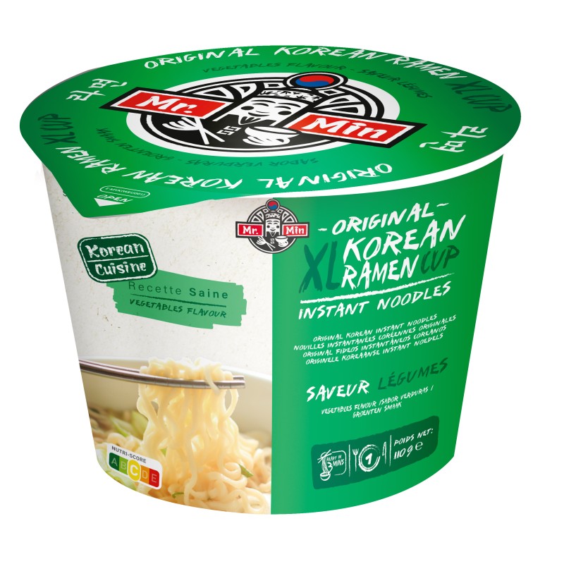 Nouilles Coréennes Instantanées Goût Légumes 110g