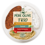 Trio hummus ras el hanout tzatziki caviar de tomates 210g