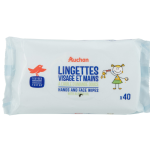 Lingettes visage et mains x40