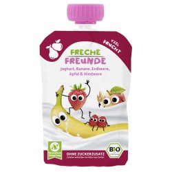 Freche Freunde Bio Gourde Yaourt Fraise 100g