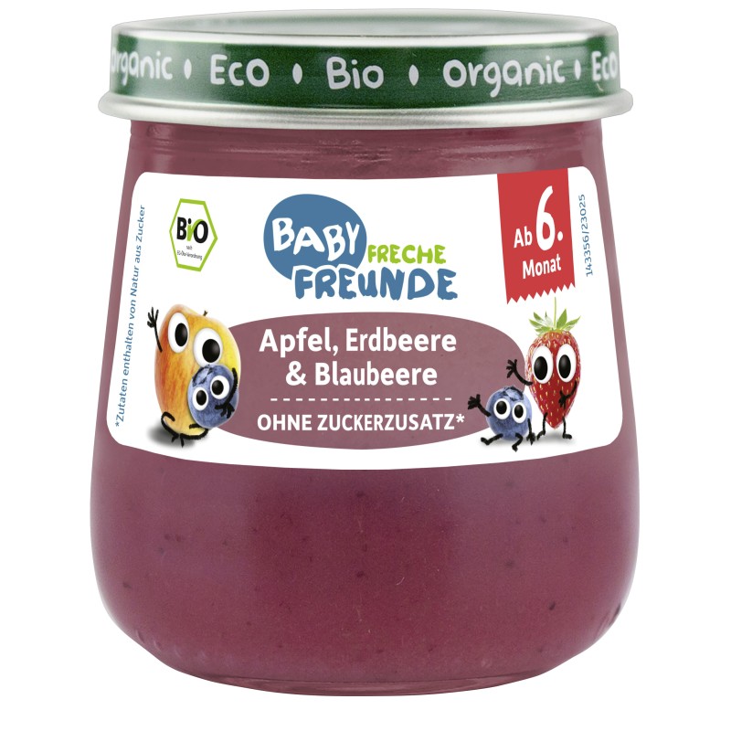 Freche Freunde Baby Bio Purée Multi-Fruits dès 6 mois 120g