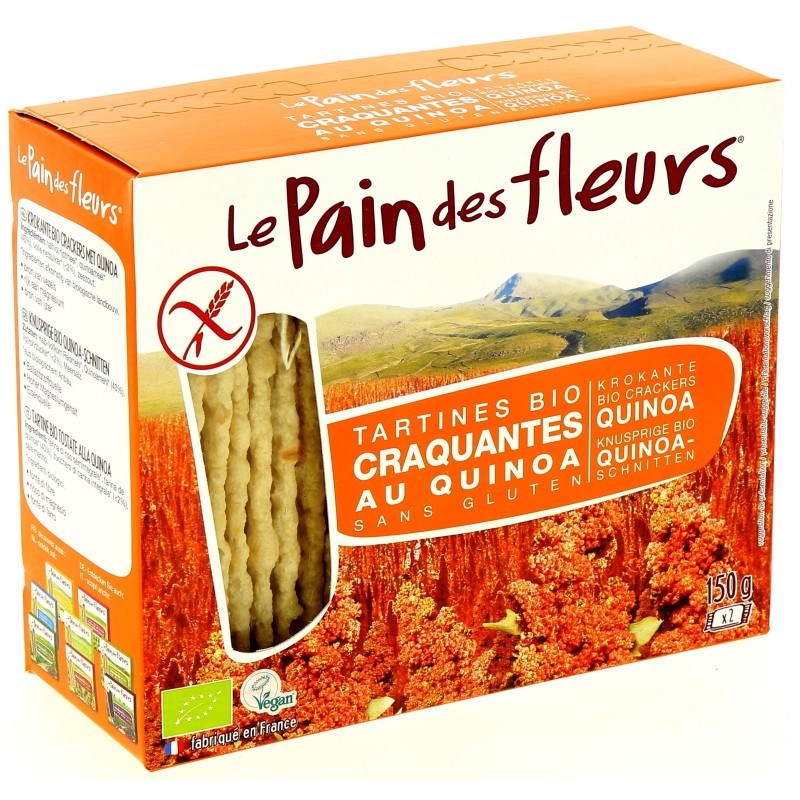 Bio Tartines Craquantes au Quinoa sans Gluten 150g