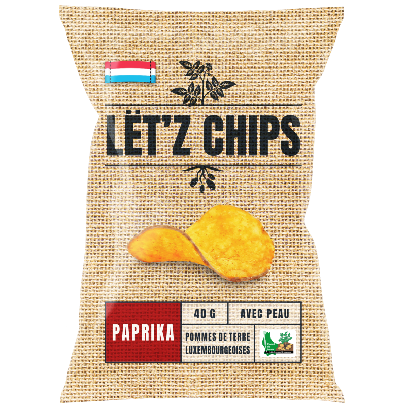 Chips au paprika avec peau 40g
