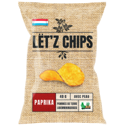 Chips au paprika avec peau 40g