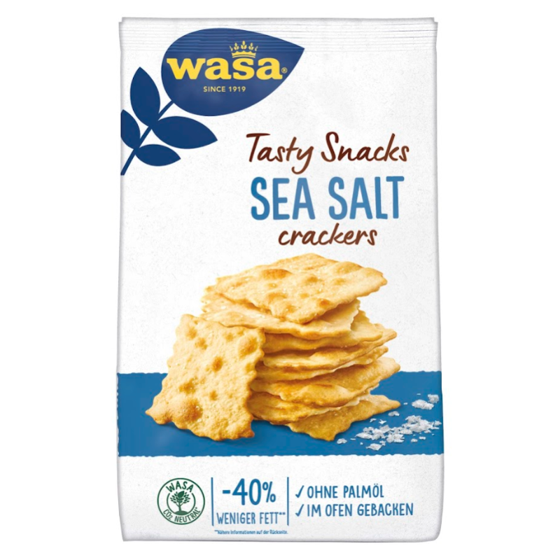 Delicate Thin Crackers Sea Salt Olive Oil 180g