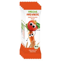 Freche Freunde Bio Barre Pomme Carotte dès 1an 4x23g