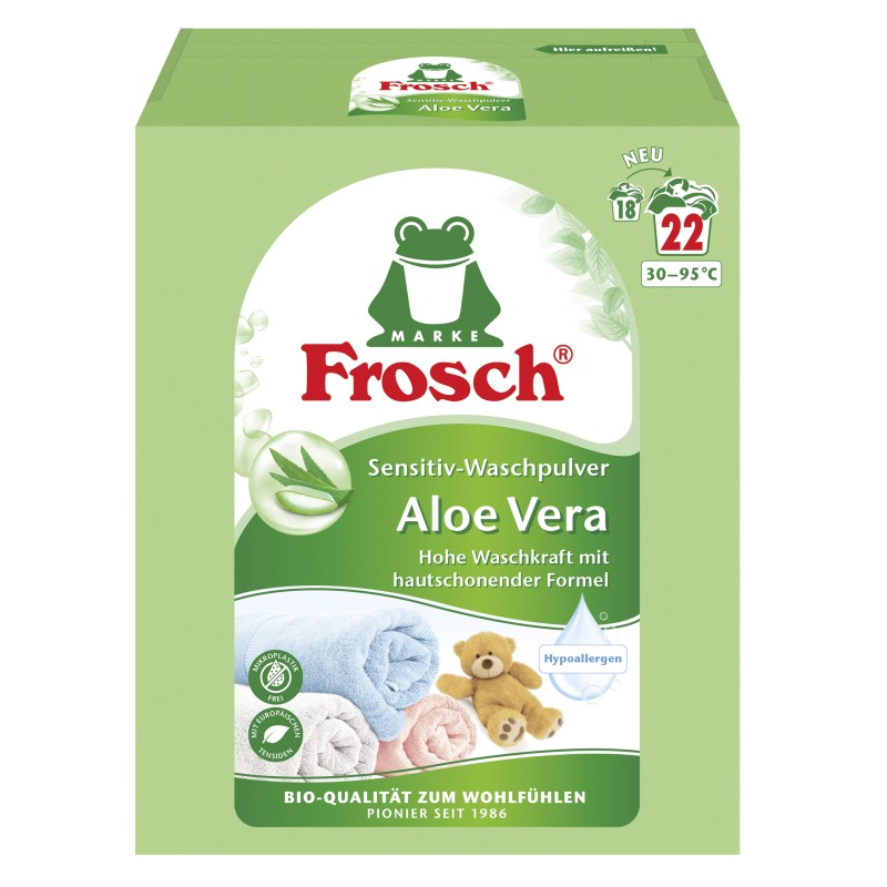 Lessive en poudre sensitive aloe vera 1.45kg